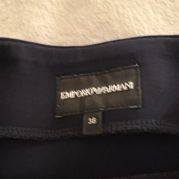 Emporio Armani Elegant Black Long Sleeve Dress - Picture 2 of 3